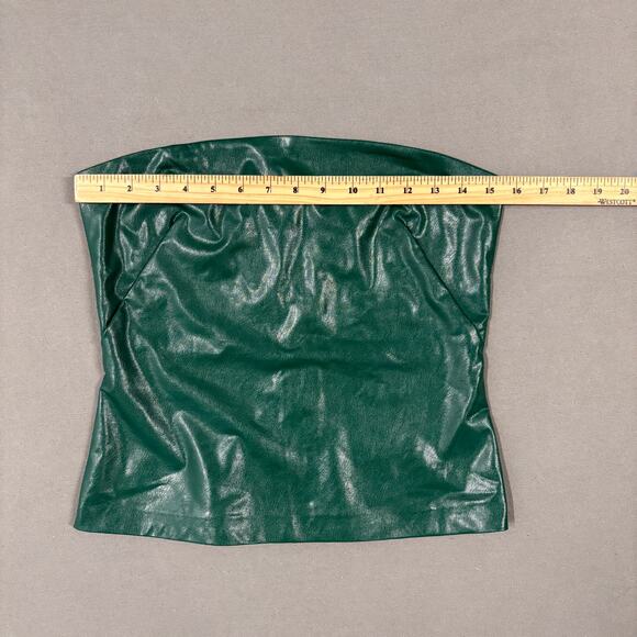 NWOT AMANDA UPRICHARD Callie Tube Top in Green Size Medium - Picture 10 of 12